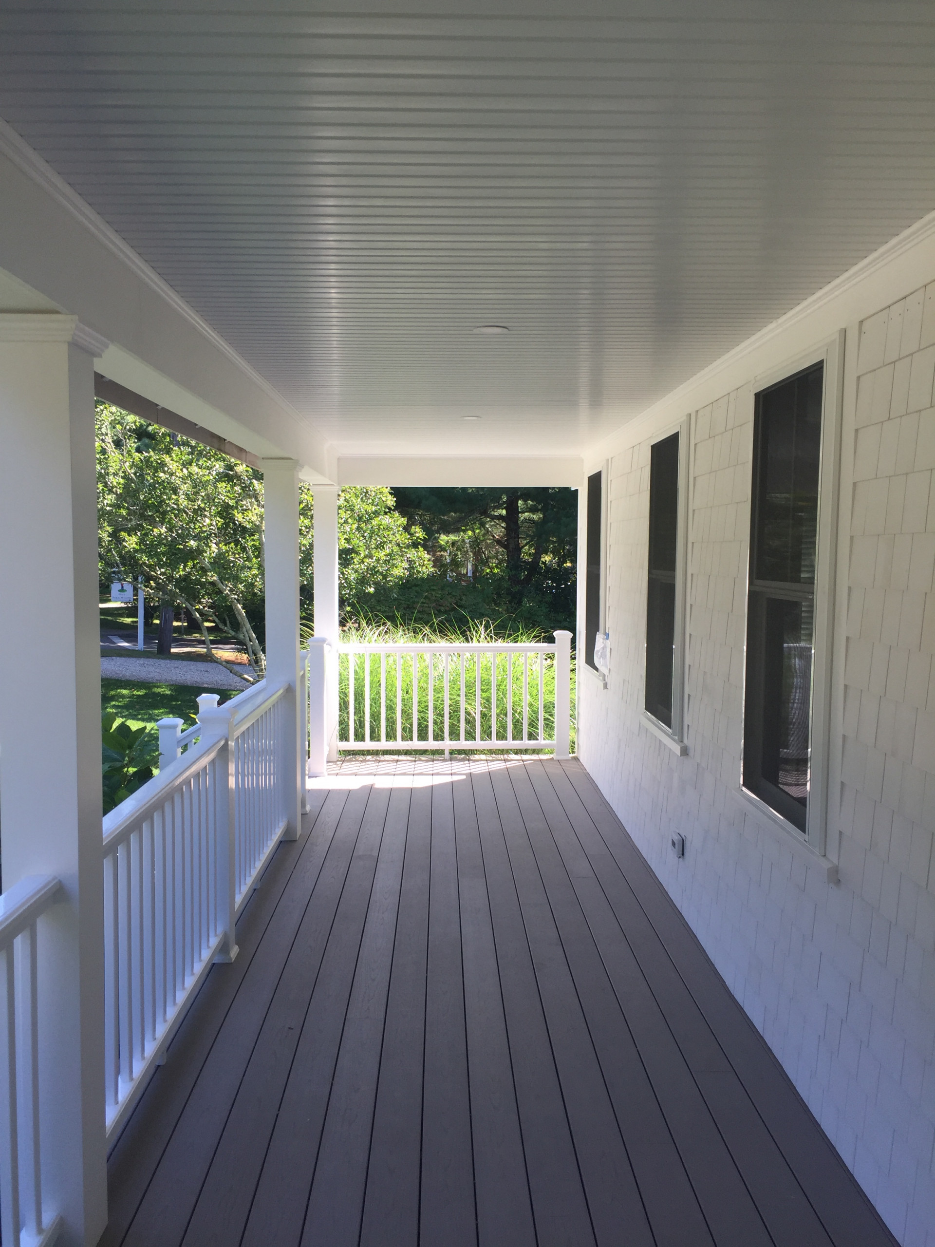 New deck and front porch for an antique home!