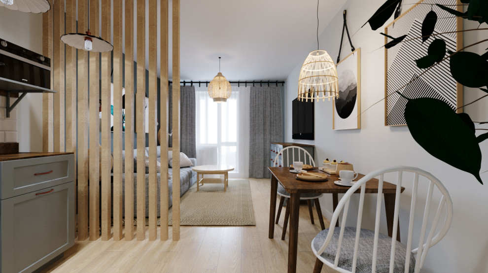 ДИЗАЙН ПРОЕКТ КВАРТИРЫ ЗАЛ-СТУДИИ г.Томск