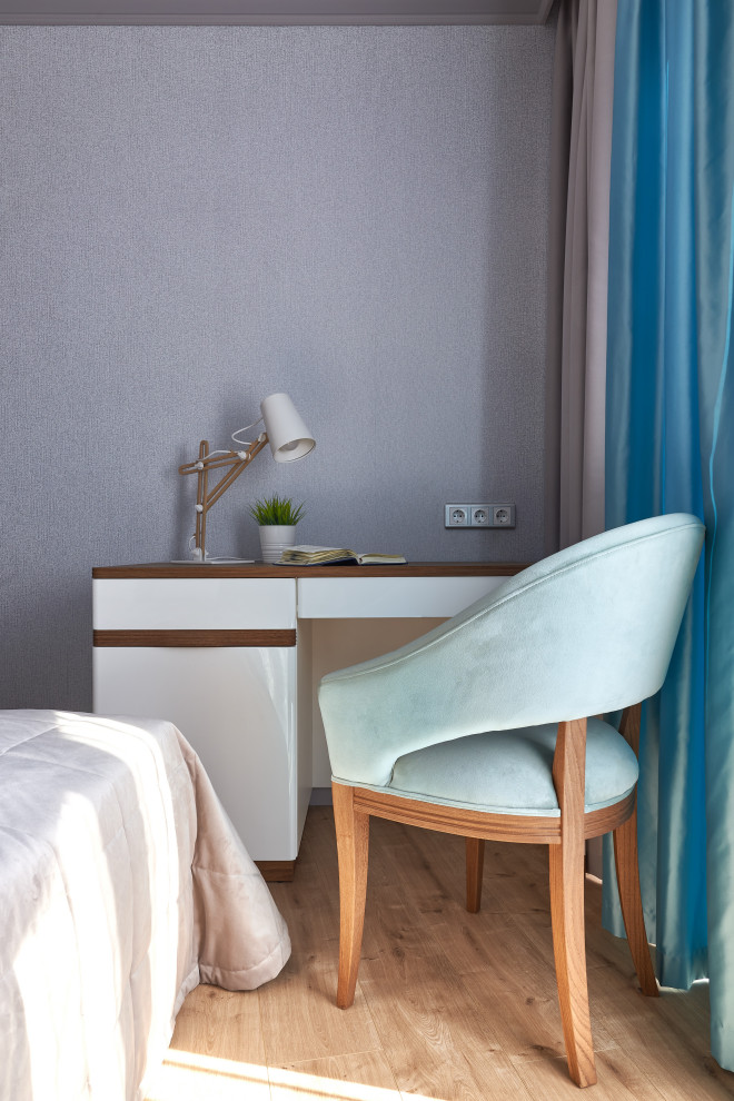 Интерьер квартиры для семьи с двумя детьми.