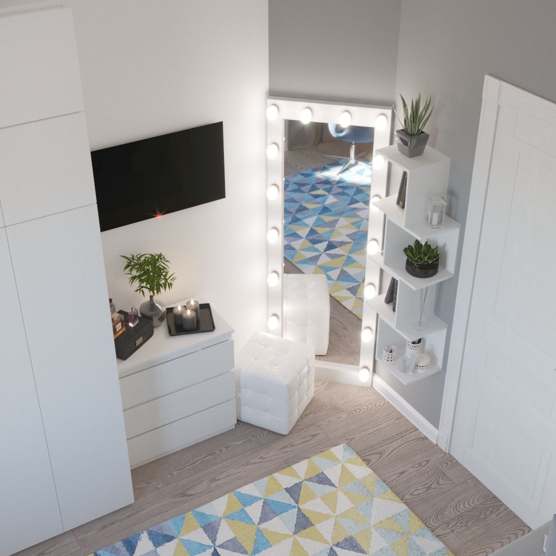 Детская комната для девочки-подростка