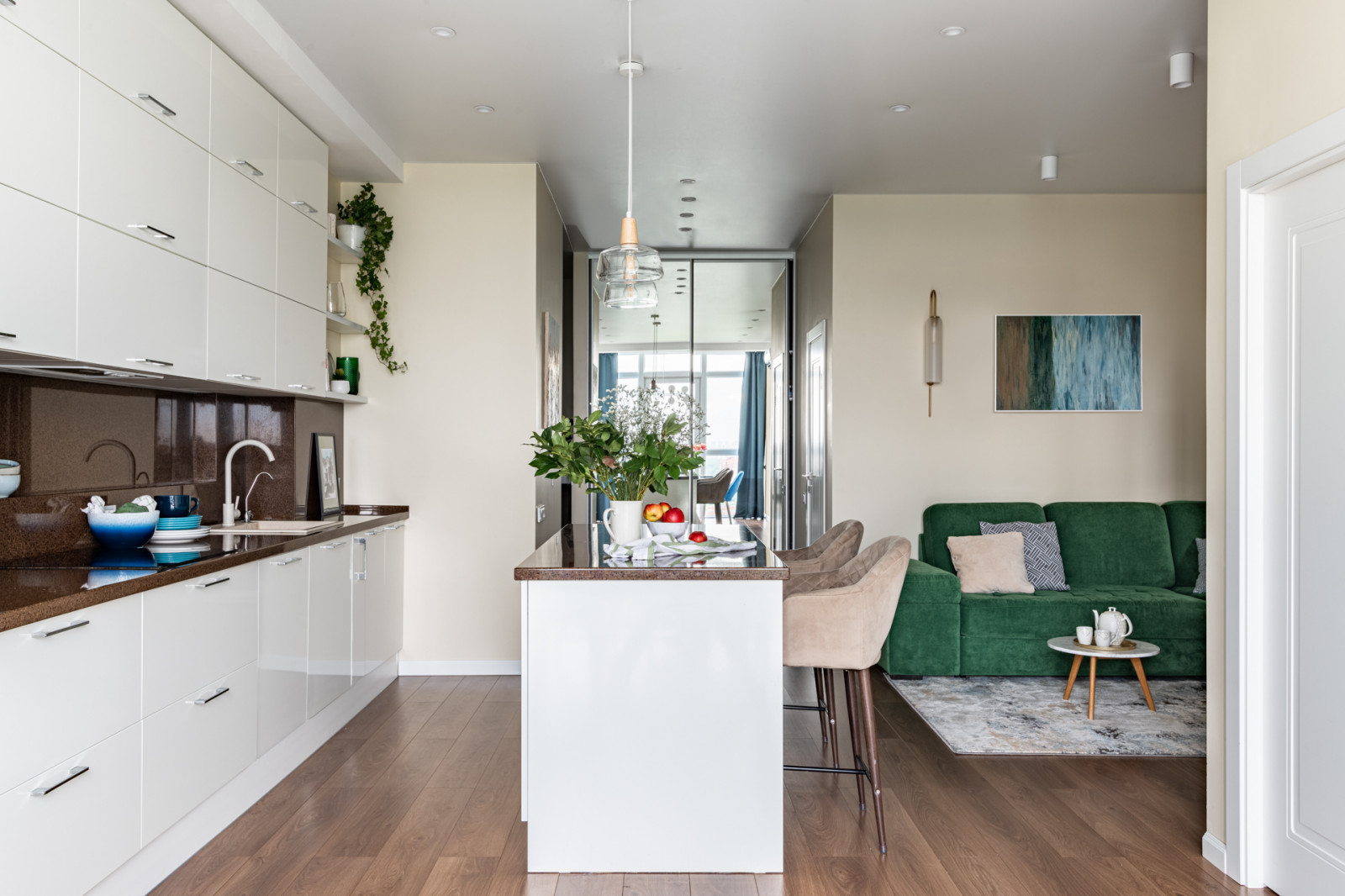 Современный интерьер в ЖК Маяк