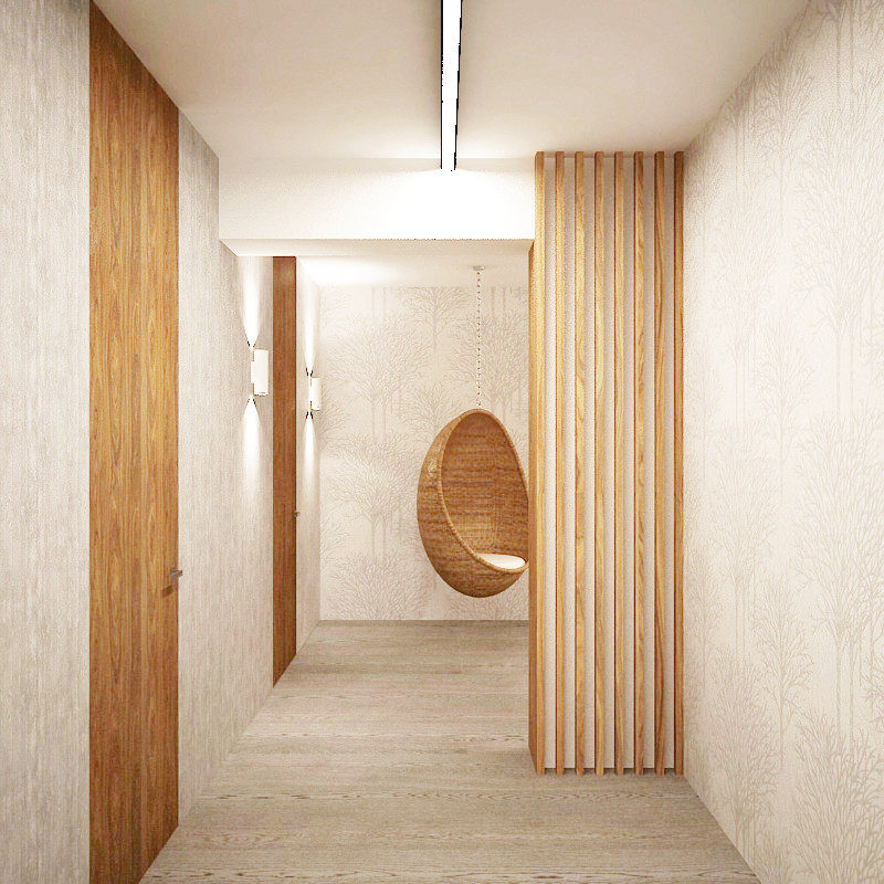 Черный, серый и дерево