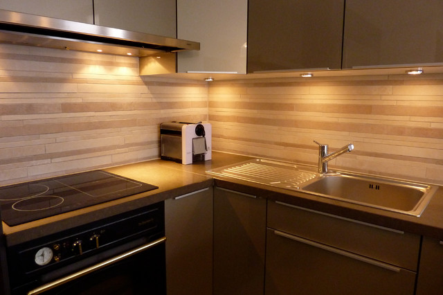 Cuisine en Savoie contemporaneo-cucina