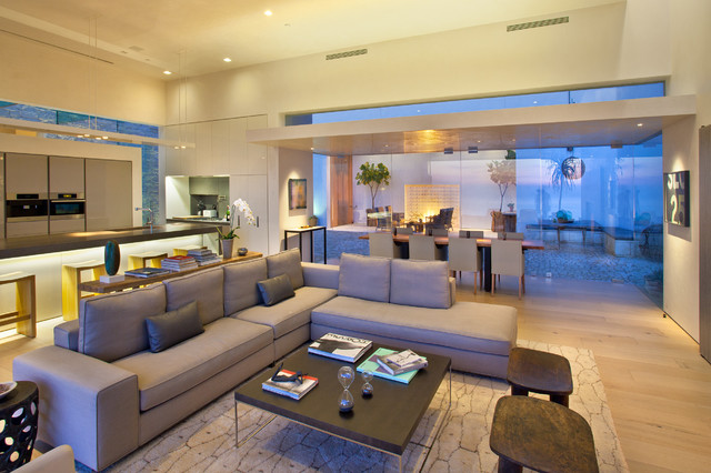 Laguna Beach Residence contemporary-vardagsrum