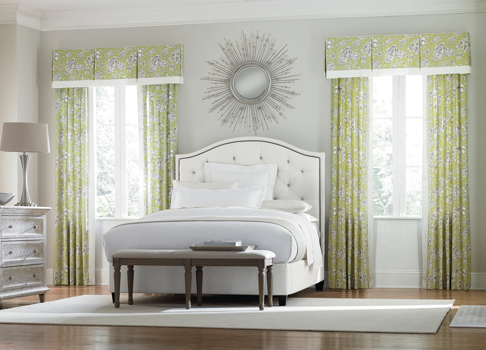 This is an example of a transitional bedroom in Orange County.