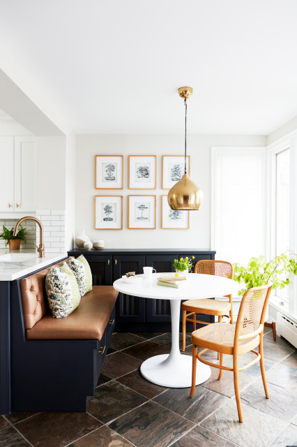 Bloor West Tudor klassisch-modern-esszimmer