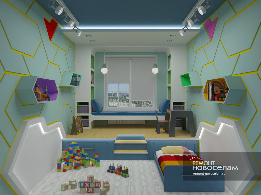Дизайн проект детской комнаты / Вариант 1