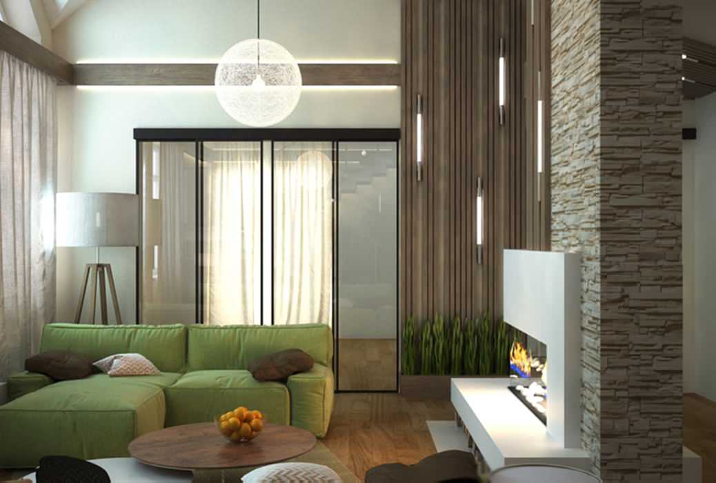 Гостиная в стиле "эко"