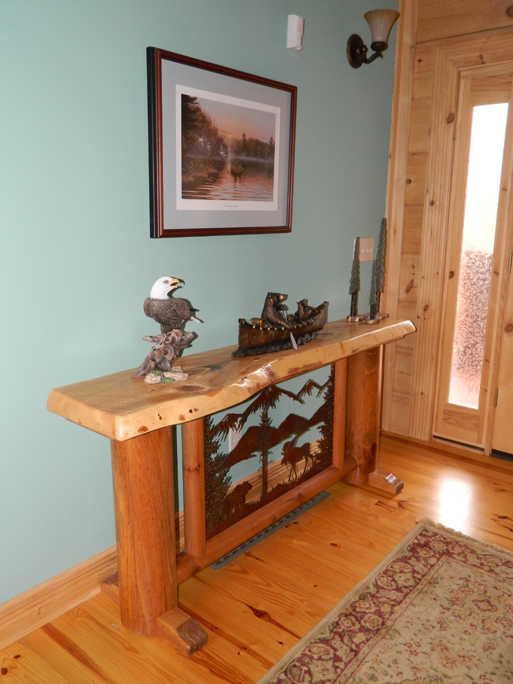 Entryway - rustic entryway idea in Atlanta