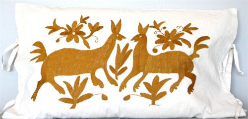 Mexican Embroidered Pillow Covers