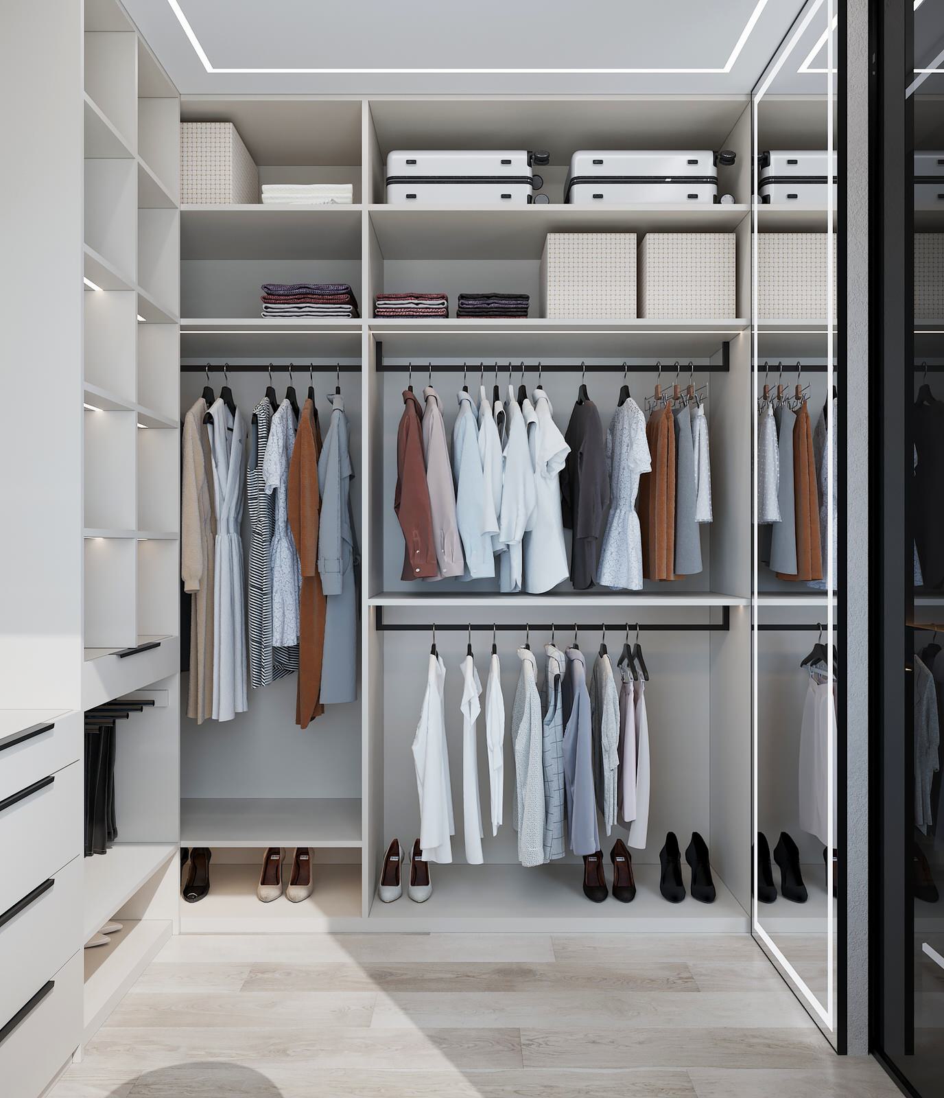 2023г. Интерьер квартиры 134 м2 в ЖК "Чикаго"