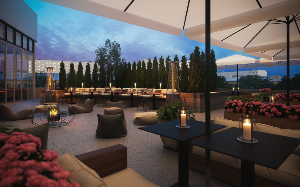 летняя терраса ресторана Локал