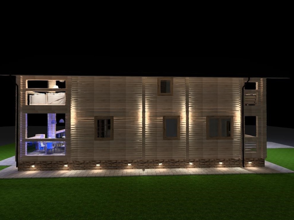 Освещение загородного дома