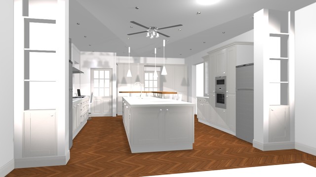 OnePlan project : RS Kitchen transitional-rendering