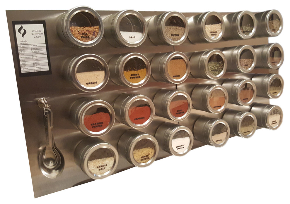 Spice Rack Contemporary Spice Jars And Spice Racks by