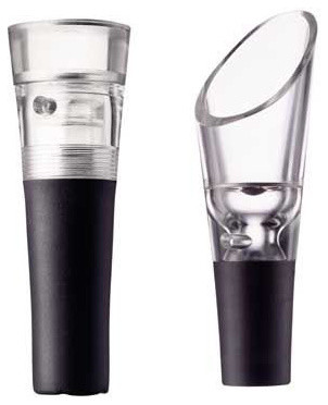 Selection Wine Set With Decanting Pourer/Vacuum Stopper
