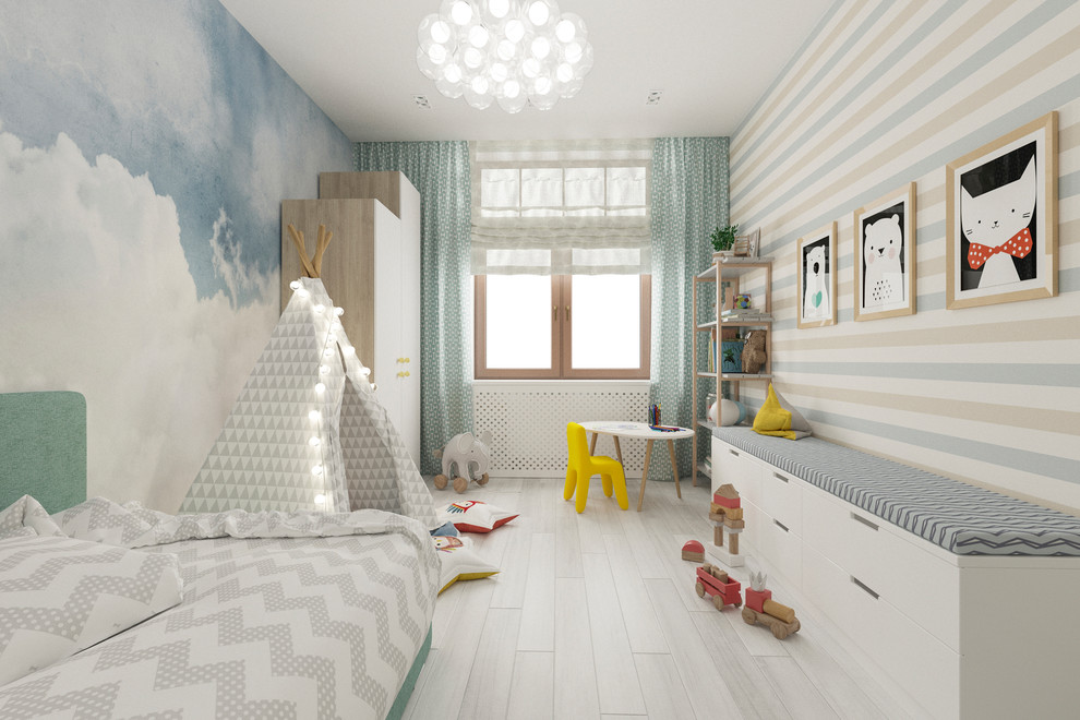 Квартира для семьи с тремя дочерьми в Санкт-Петербурге.