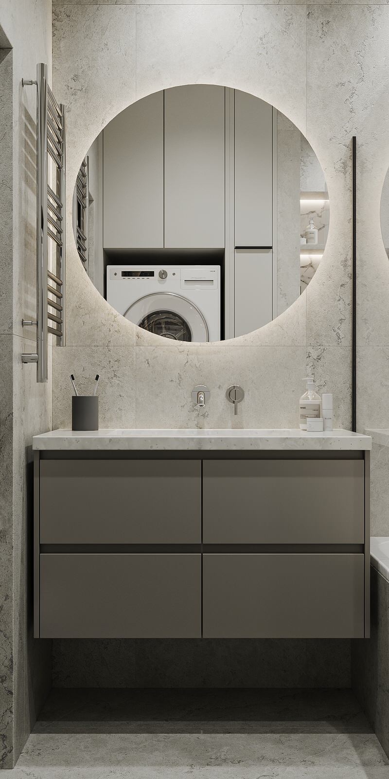 Интерьер квартиры в ЖК "Гармония"