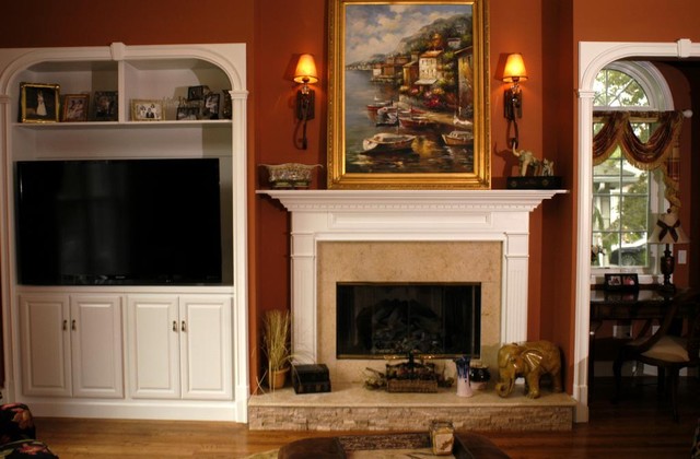 Den Remodel traditional-living-room