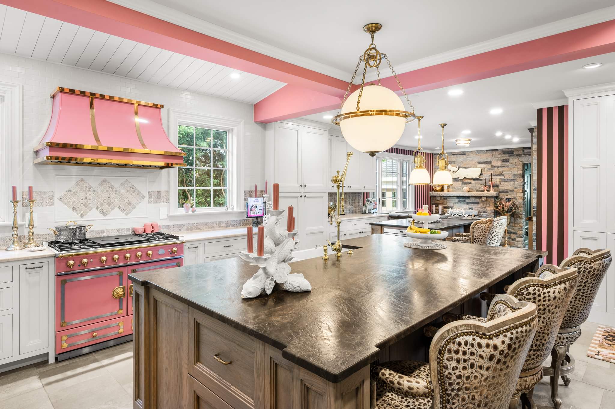 Pretty in Pink Kitchen Before & After