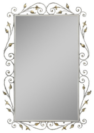 Handmade Wrought Iron Mirror, 100x100x165 cm