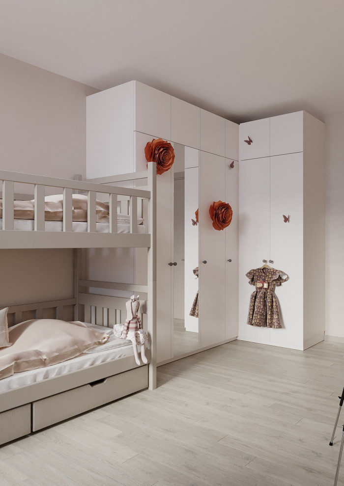 Дизайн детской для девочек