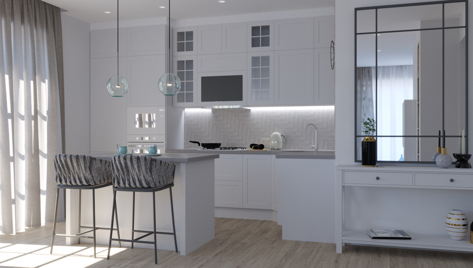 Дом в Пушкине (дизайн интерьера)