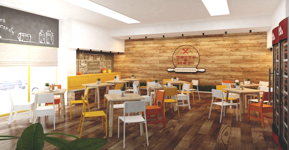 Концепция оформления кафе в гипермаркете Касторама