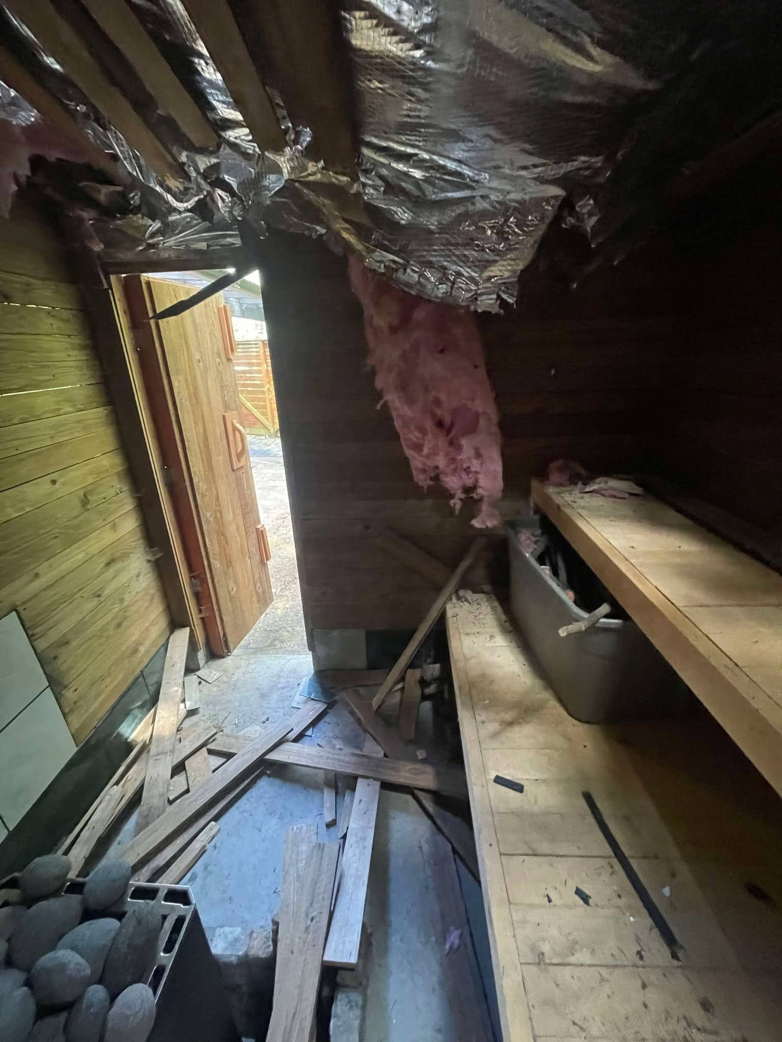 Sauna Interior Restoration