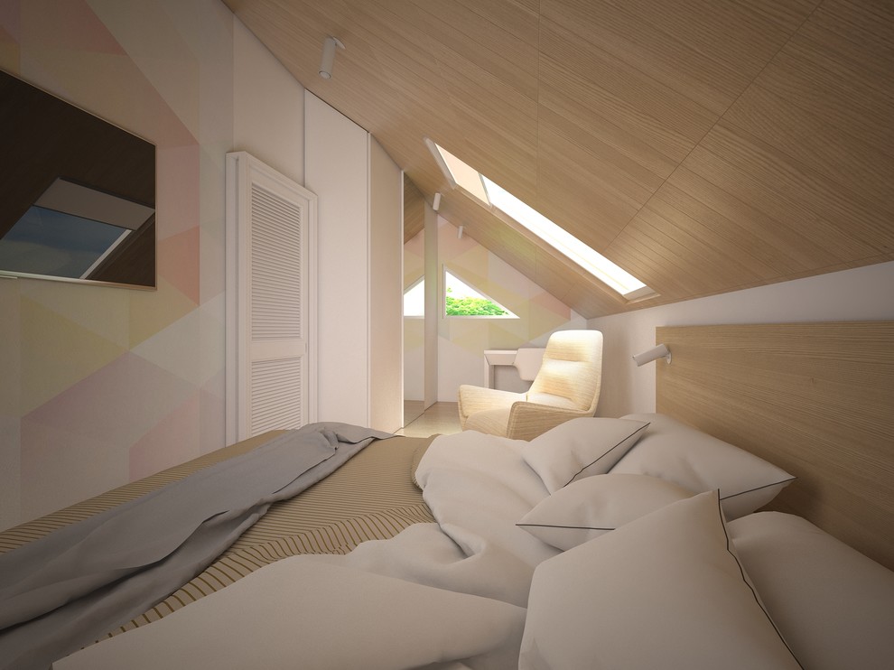 2 этажный дом 72 кв.м., интерьер в Скандинавском стиле.