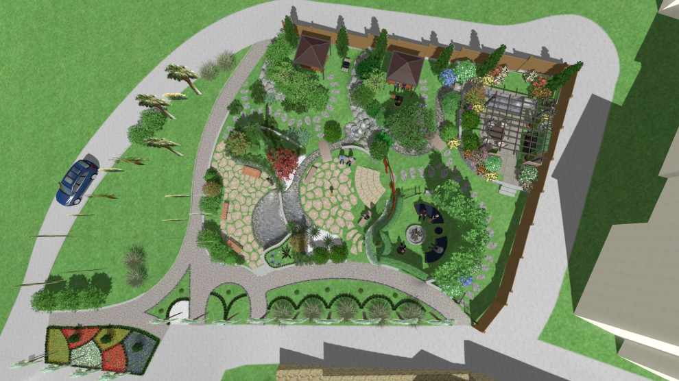 Общественная территория частной гостинницы