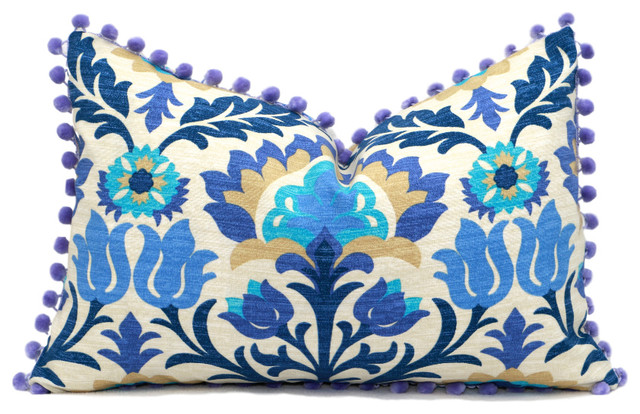 Outdoor Santa Maria Fl Pillow Cover Contemporary Outdoor Santa Maria Fl Pillow Cover
