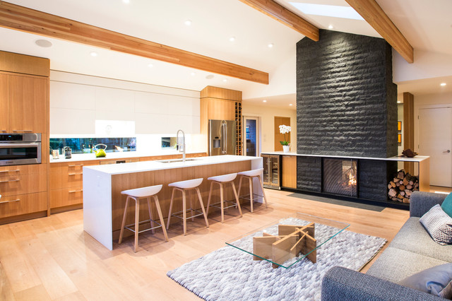 Lynn Valley House trendy-dagligstue