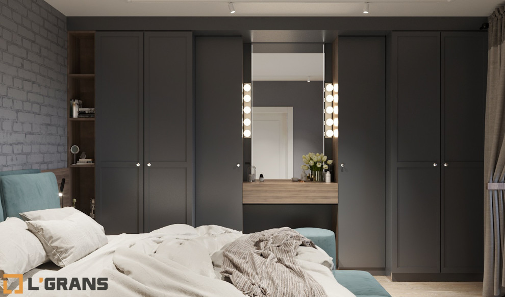 Дизайн интерьера 4к. квартиры по ул. Герасимова в Хабаровске