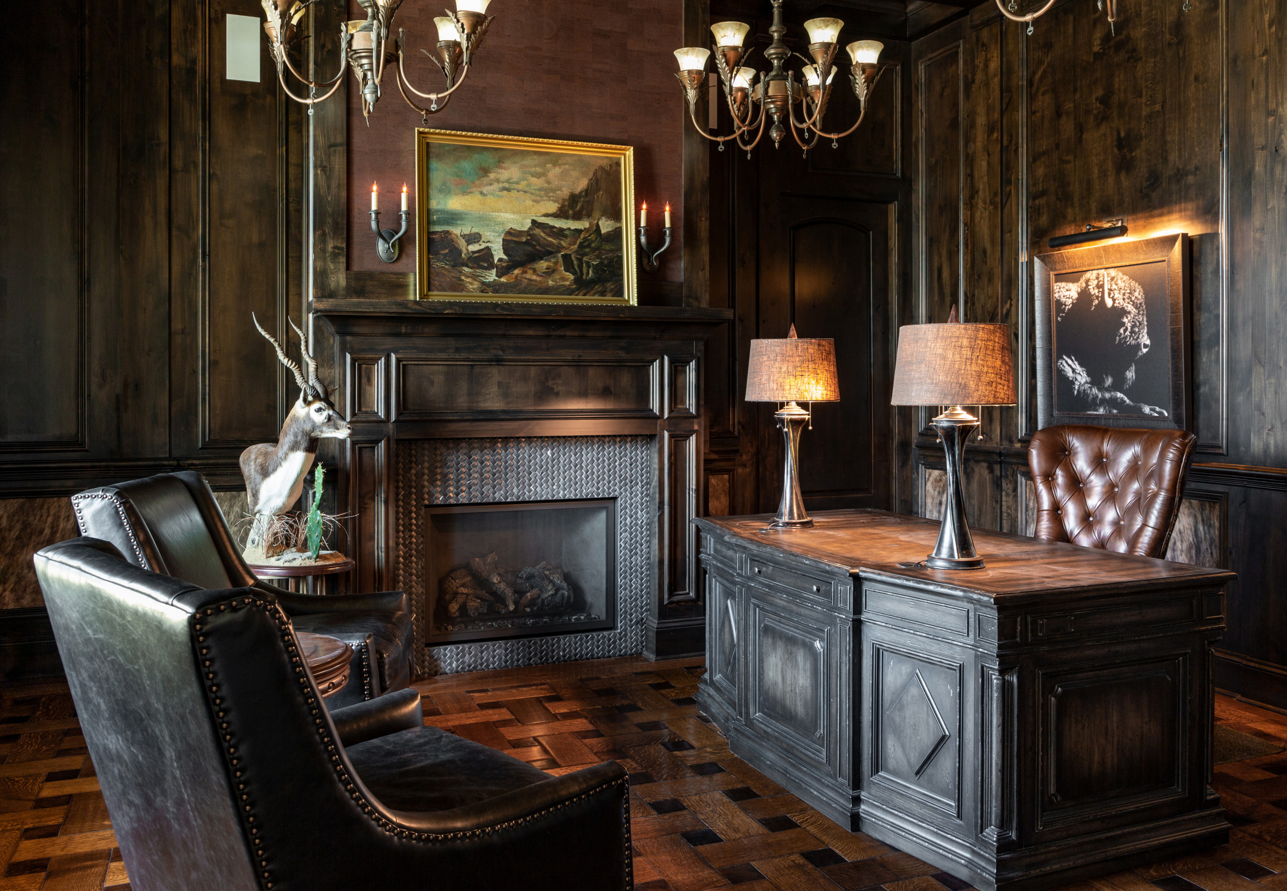 75 French Country Home Office Ideas You'll Love - January, 2026 | Houzz, image size:2560x1774