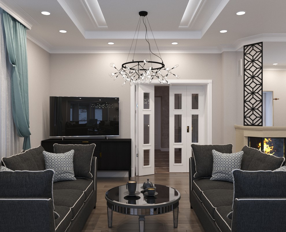 Проект реконструкции первого этажа дома в г. Отрадное, 75м.кв.