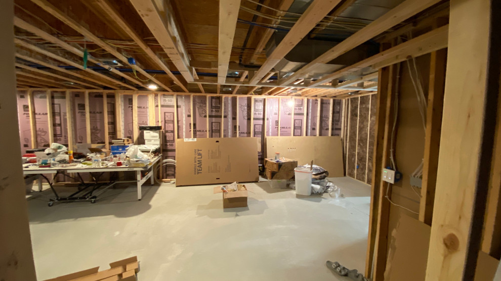 Greenville Full Basement Remodel