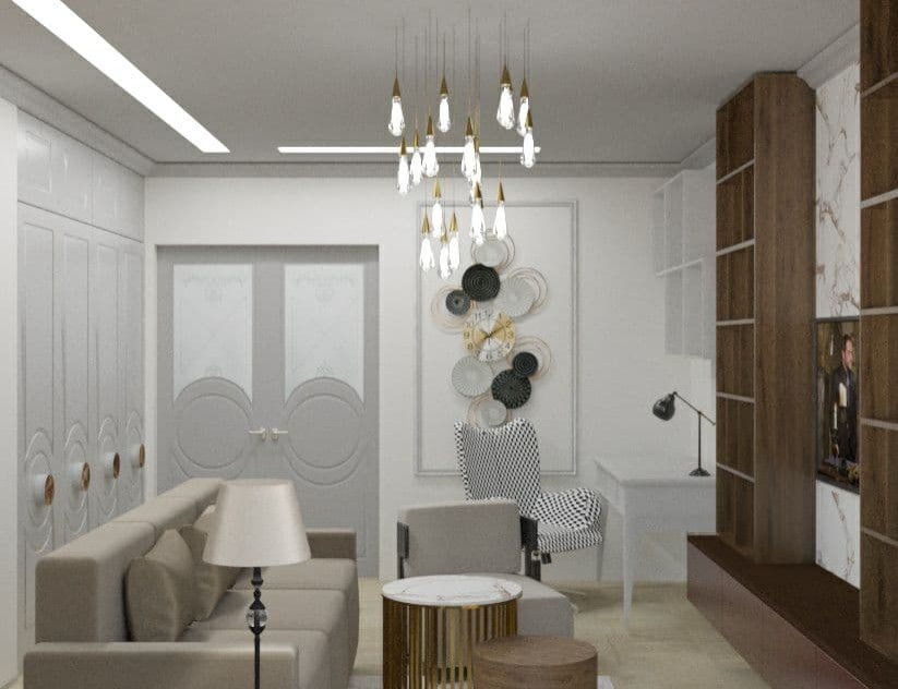 Проект трехкомнатной квартиры в ЖК ART City