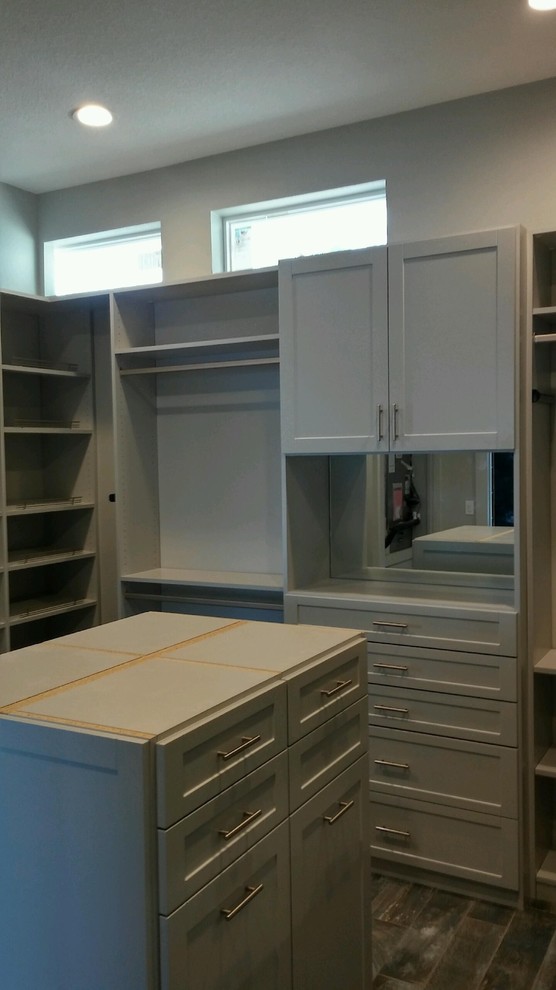 Photo of a contemporary storage and wardrobe in Orlando.