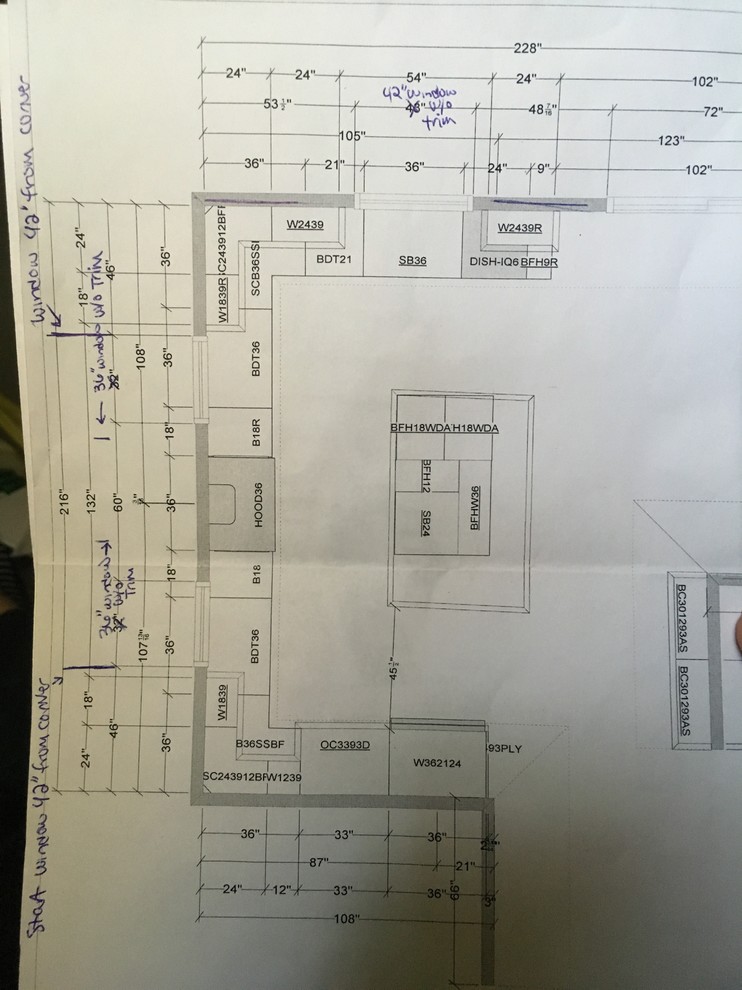 How far apart to put recessed lighting in kitchen and where