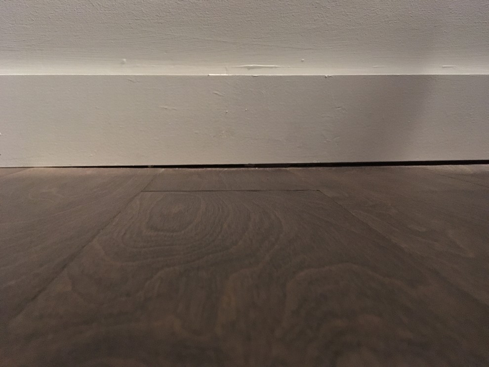 New Construction Gaps Between Floor And Baseboards