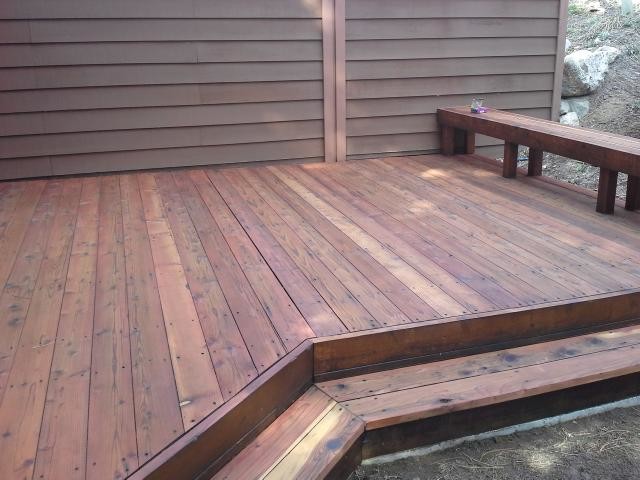 Redwood Restoration with Sikkens Natural Oak Stain