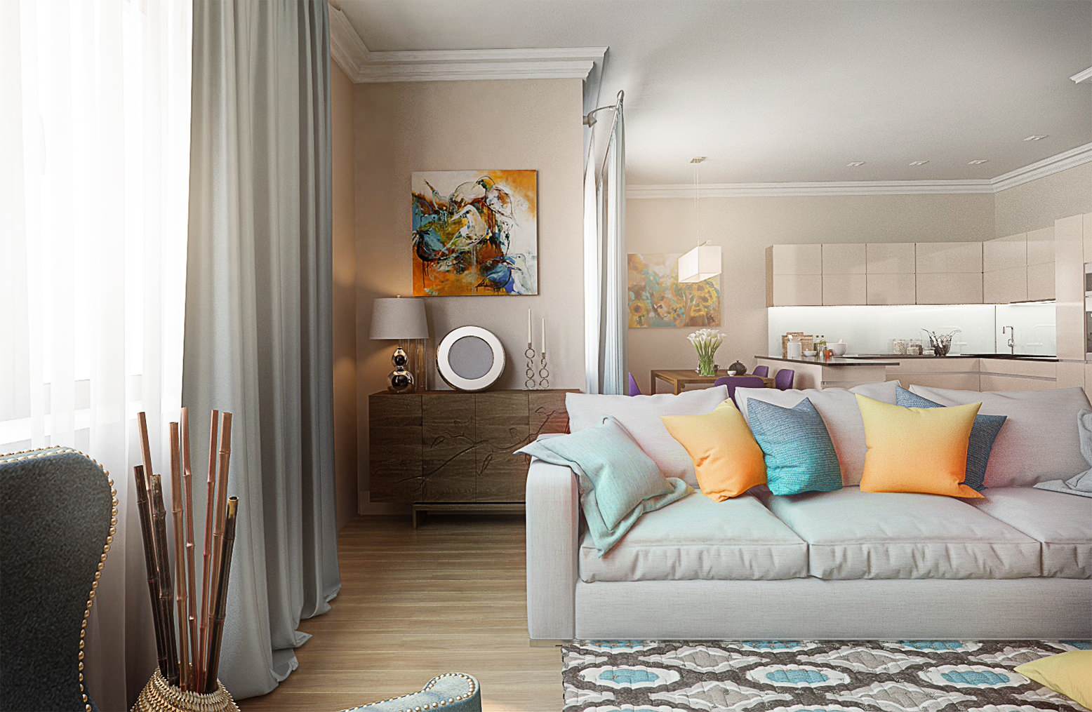 Квартира для семьи с двумя детьми