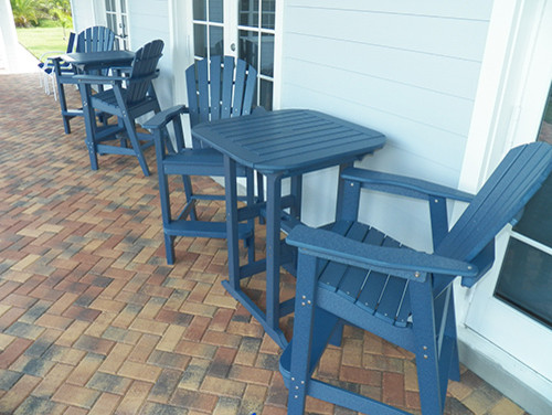 Adirondack Bar Table And Stools Adirondack Bar Table And Stoolsbeach Style Miami