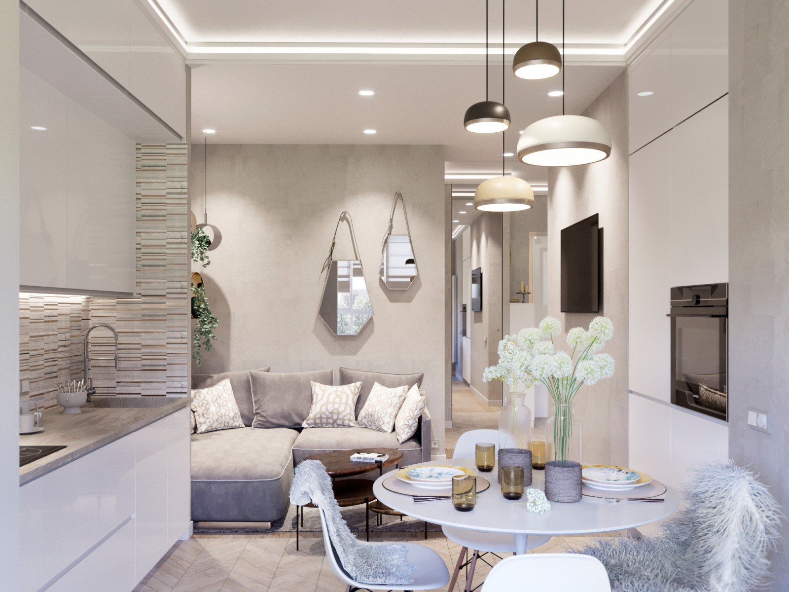 Восточные мотивы одного московского интерьера