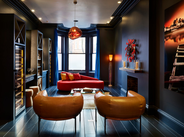 Super Luxe Family Home, North London modern-wohnbereich
