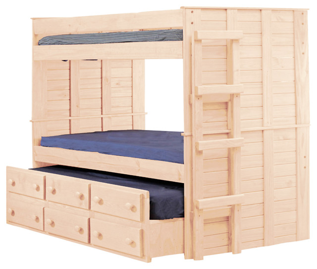 Haverhill Extra Long Full over Full Combo Bunk Bed Transitional