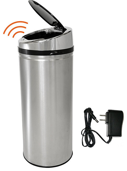 iTouchless Automatic Stainless Steel Touchless Trash Can
