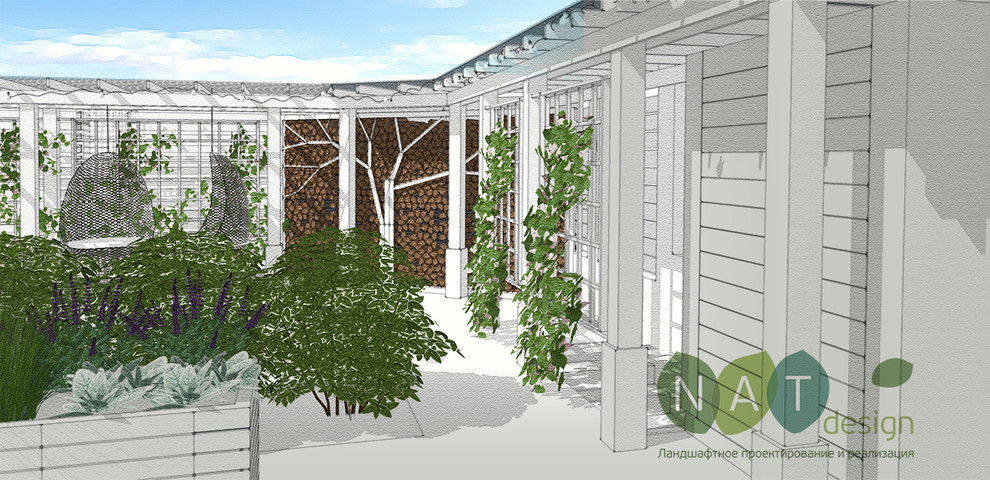 Маленький сад для активной семьи