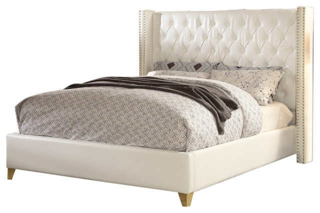 Soho Faux Leather Bed, King
